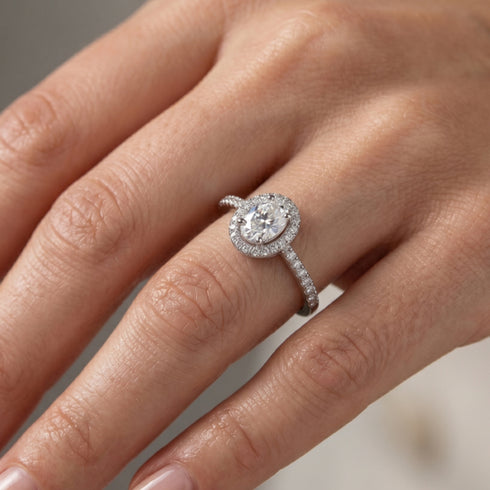 CELESTIAL OVAL RING