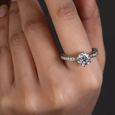 MOISSANITE MAJESTY RING