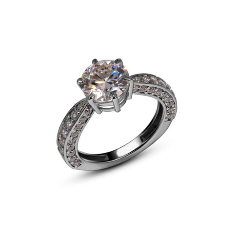 MOISSANITE MAJESTY RING