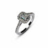 THE AURELIA EMERALD HALO RING