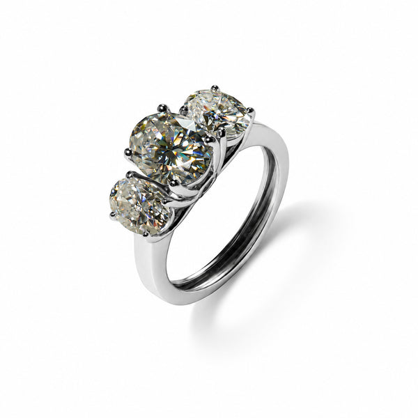 THE AMARA THREE-STONE RING