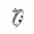 THE ELARA EMERALD PAVE RING