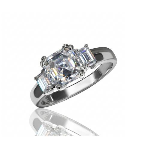 ETERNITY EMERALD CUT RING