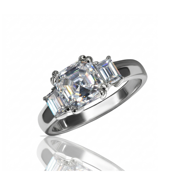 ETERNITY EMERALD CUT RING