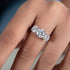 THE NOVA TRIPLE MOISSANITE RING
